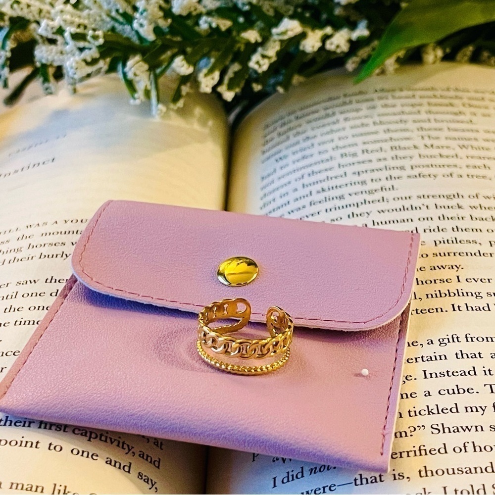 WATERPROOF 18K  Gold plated Ring